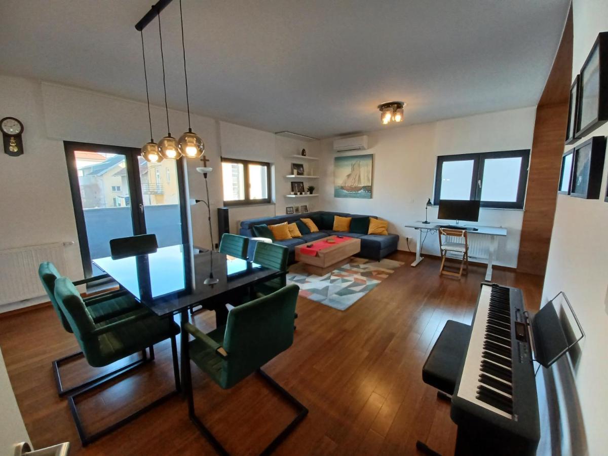 Modern 4-Star Luxury Apt - Wfh Ready, Free Parking Zagrzeb Zewnętrze zdjęcie