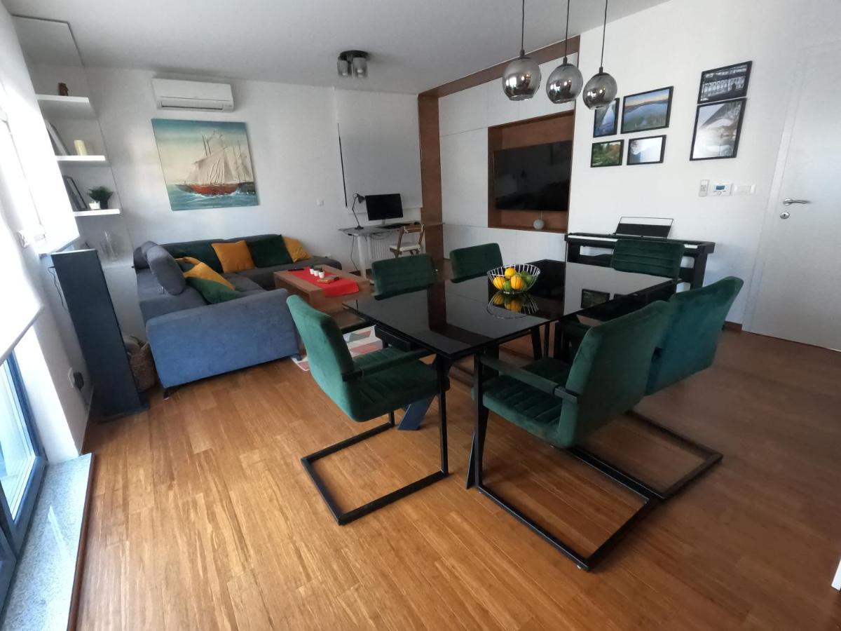 Modern 4-Star Luxury Apt - Wfh Ready, Free Parking Zagrzeb Zewnętrze zdjęcie